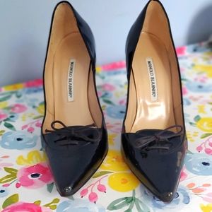 Manolo Blahnik Patent Leather Pumps